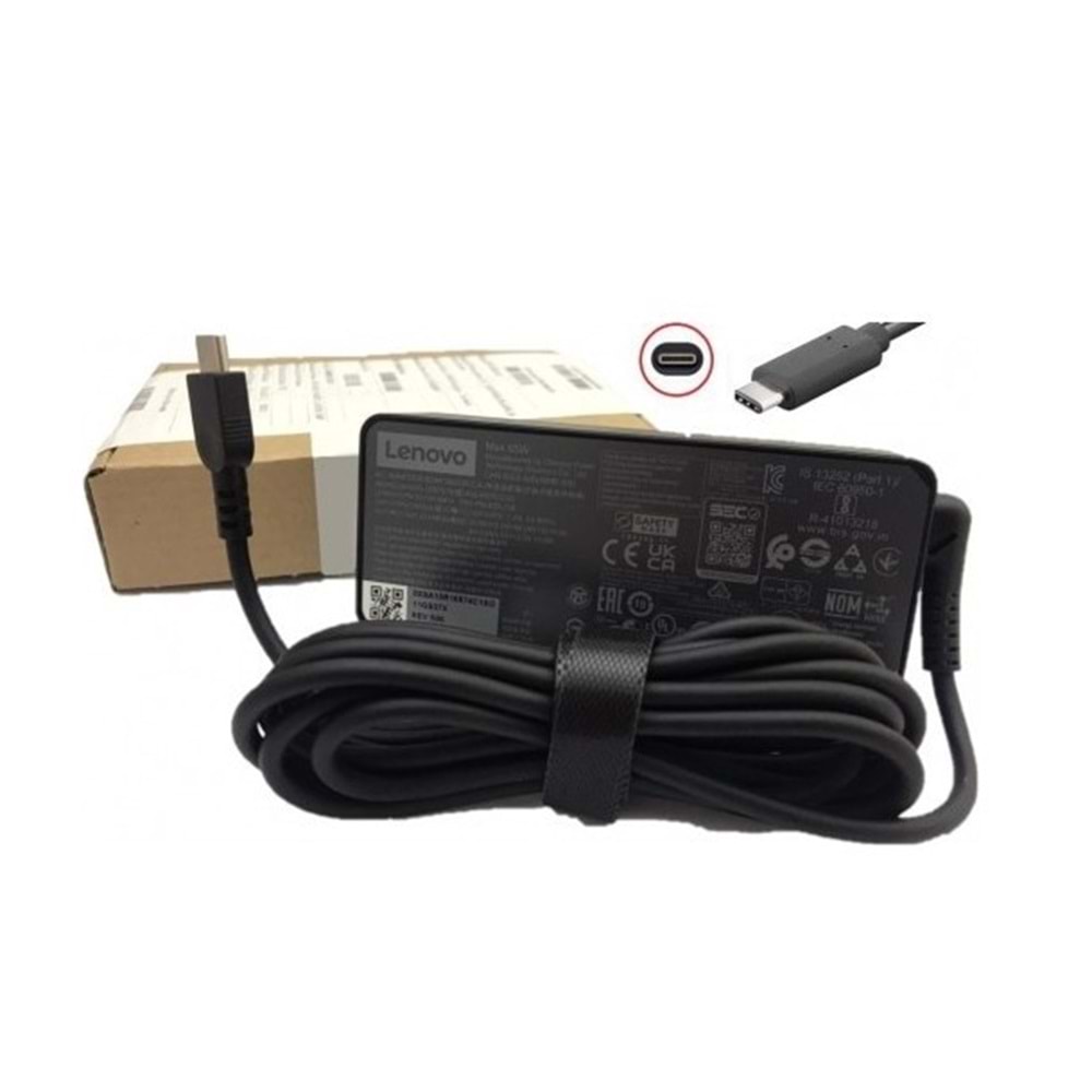 LENOVO ADLX65YLC3D 20V 3.25A 65W USB-C TYPE-C NOTEBOOK ADAPTÖR ŞARJ CİHAZI