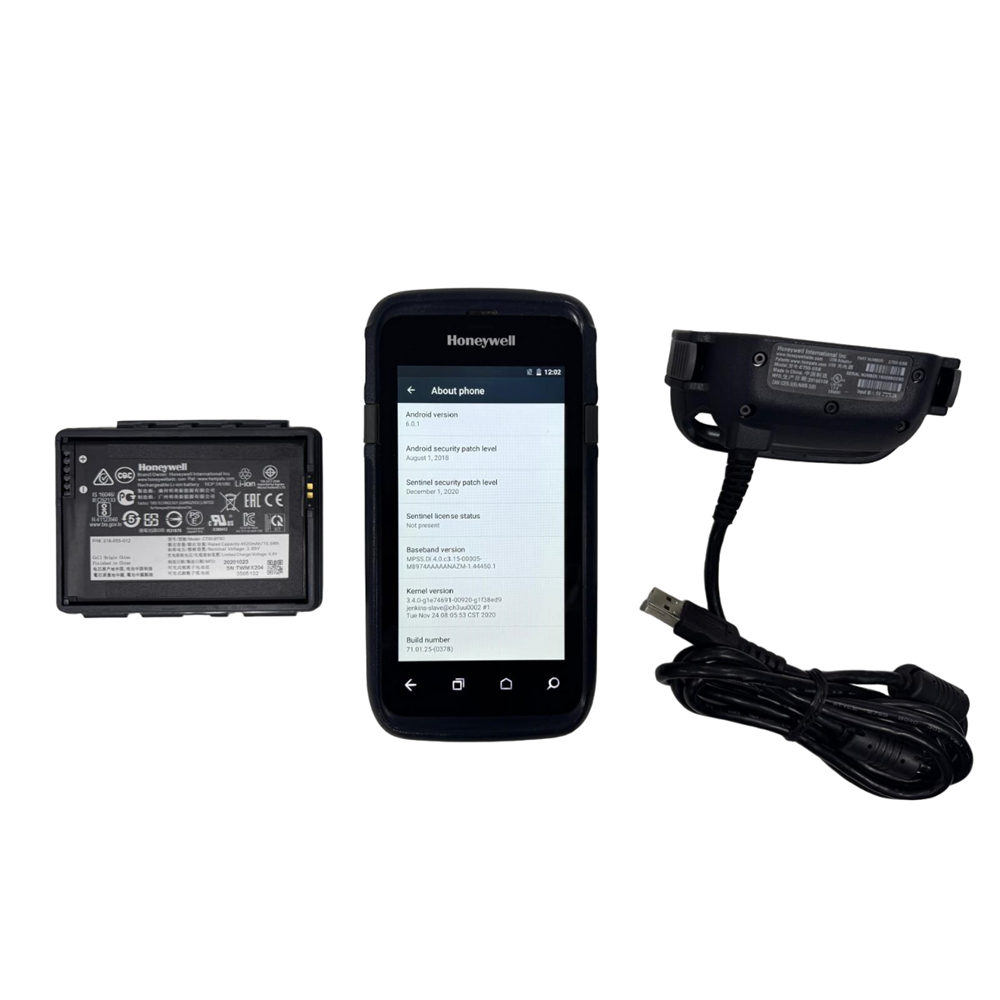 HONEYWELL CT50 EL TERMİNALİ + BATARYA + CRADLE