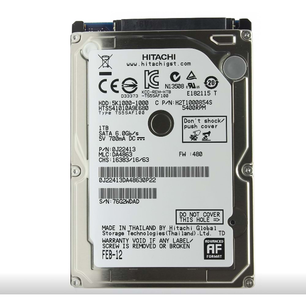 HİTACHİ 5K1000 HTS541010A9E680 1 TB 5400 RPM DİSK