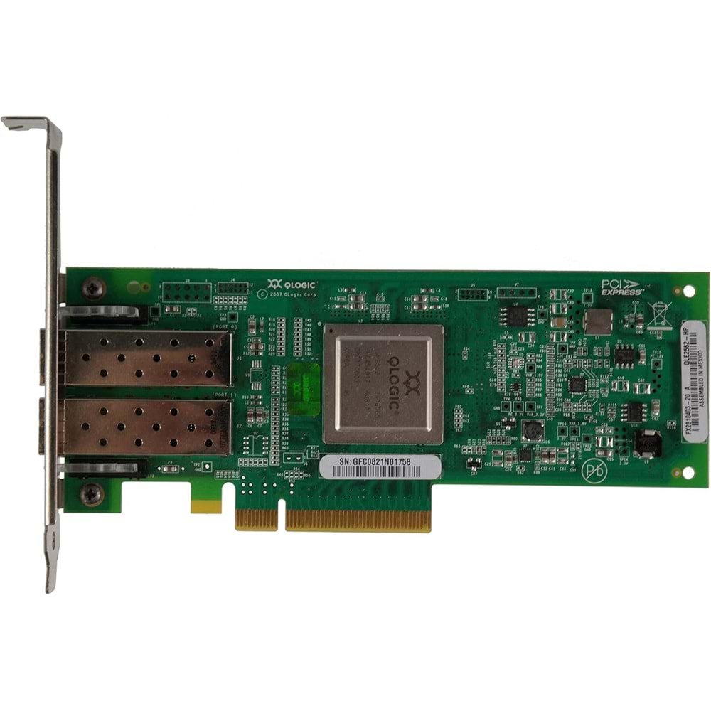 HPE QLOGİC QLE2562 AJ764 8GB PCIE ETHERNET KART
