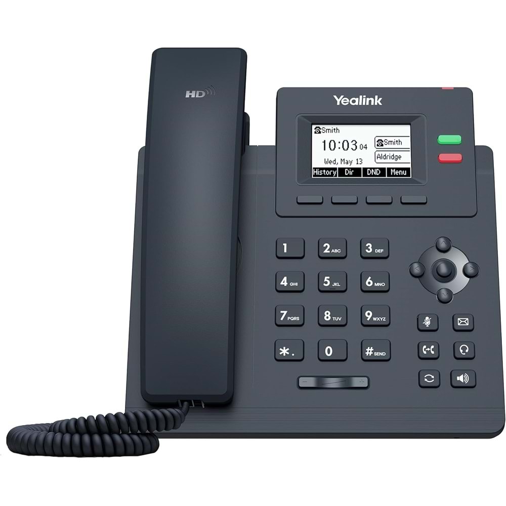 Yealink Classis IP Telefonu SIP-T31P POE Destekli Masaüstü Telefon İkinci EL