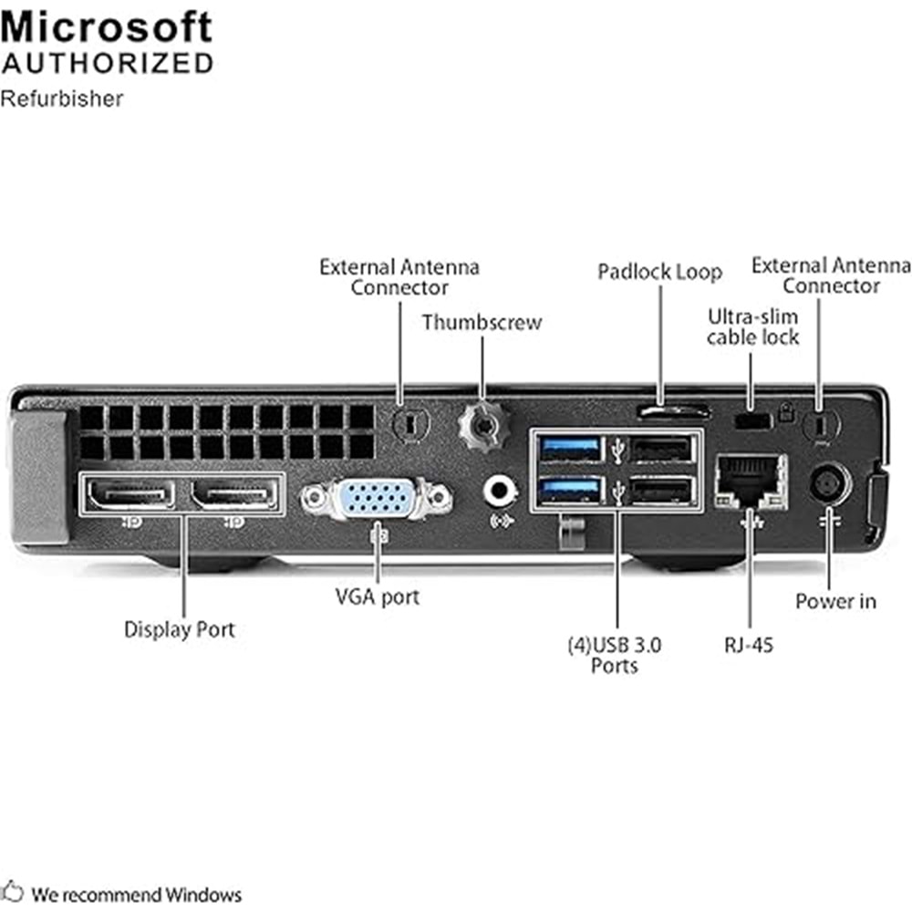 Hp Prodesk 600 G1 Intel İ5-4570Te 8 Gb Ram 120 Gb Ssd Mini Pc - İkinci El