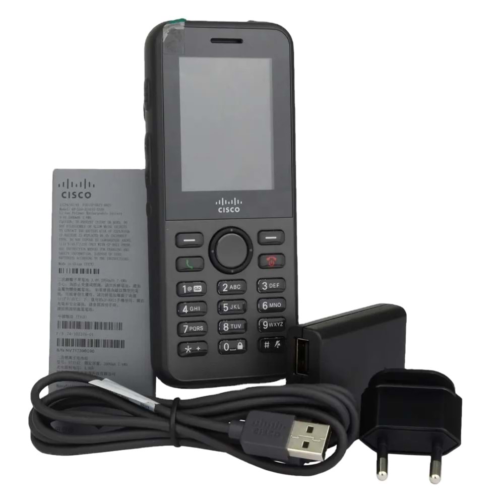 Cisco CP-8821-K9-BUN Kablosuz IP Telefonu