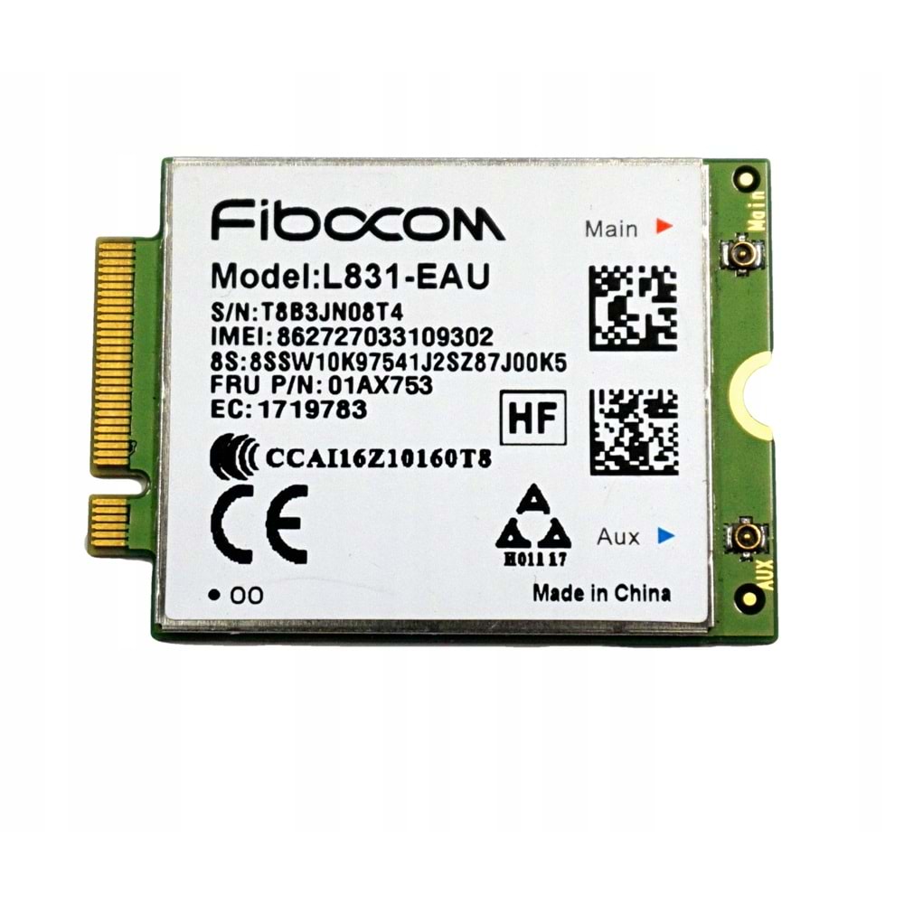 Fibocom L831-EAU M.2 LTE Kablosuz Modül – ThinkPad Uyumlu