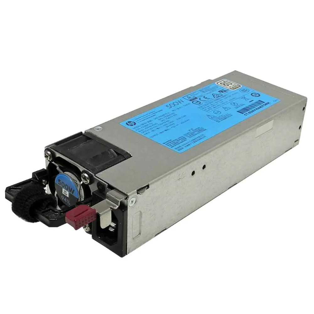 HPE HSTNS-PL40 500W Sunucu Güç Kaynağı – ProLiant Gen9 / Gen10 Uyumlu - Outlet