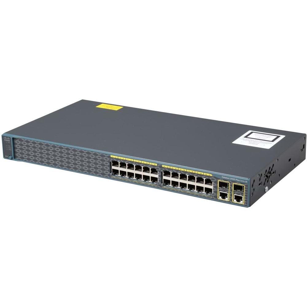 Cisco Catalyst WS-C2960+24TC-S 24 Port Yönetilebilir Switch Test Edilmiş 1 Yıl Garantili İkinci EL