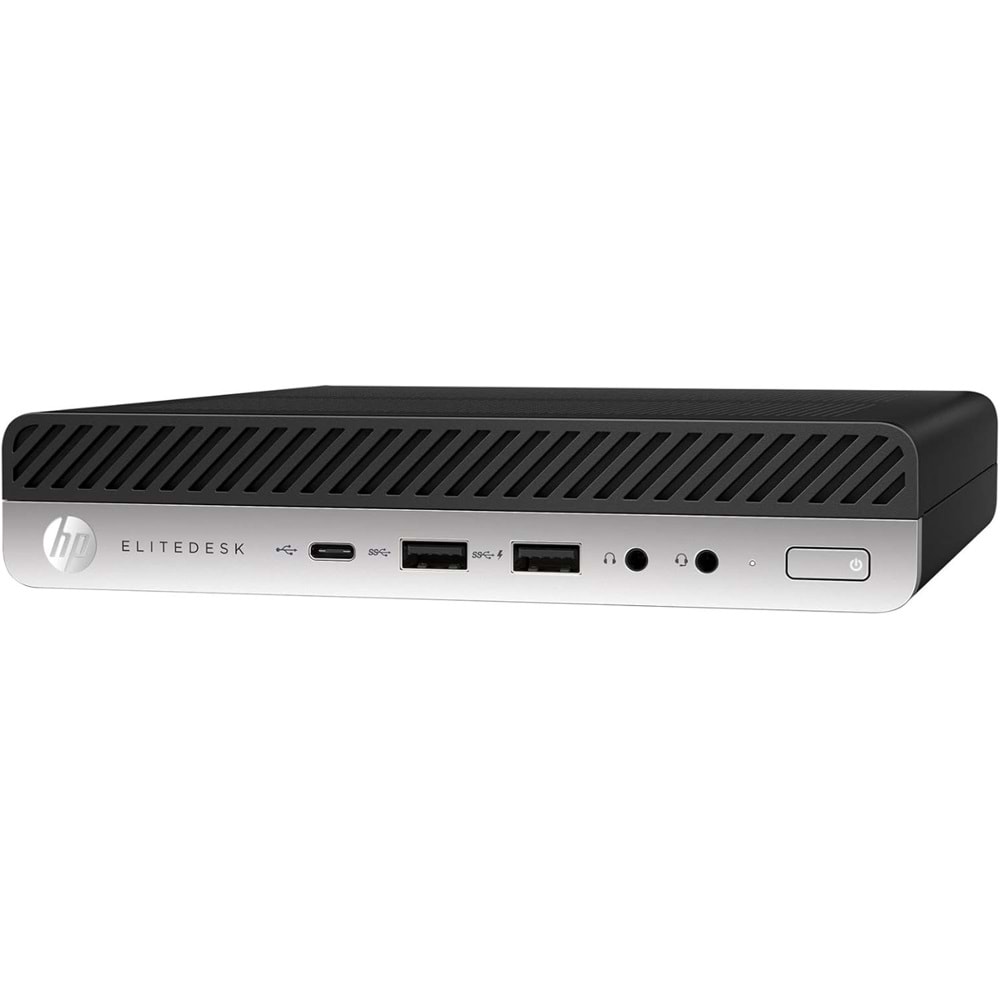 HP Elitedesk 800 G4 Intel Core i3-8300T 8 Ram 256 SSD Desktop Mini PC -İkinci EL