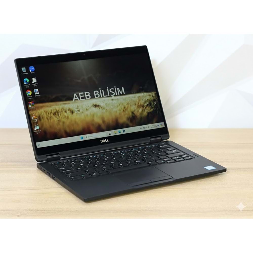 B KALİTE Dell Latitude 7390 2-in-1 Intel i5-8350U | 16 RAM | 256 SSD | 360° Dokunmatik 13.3