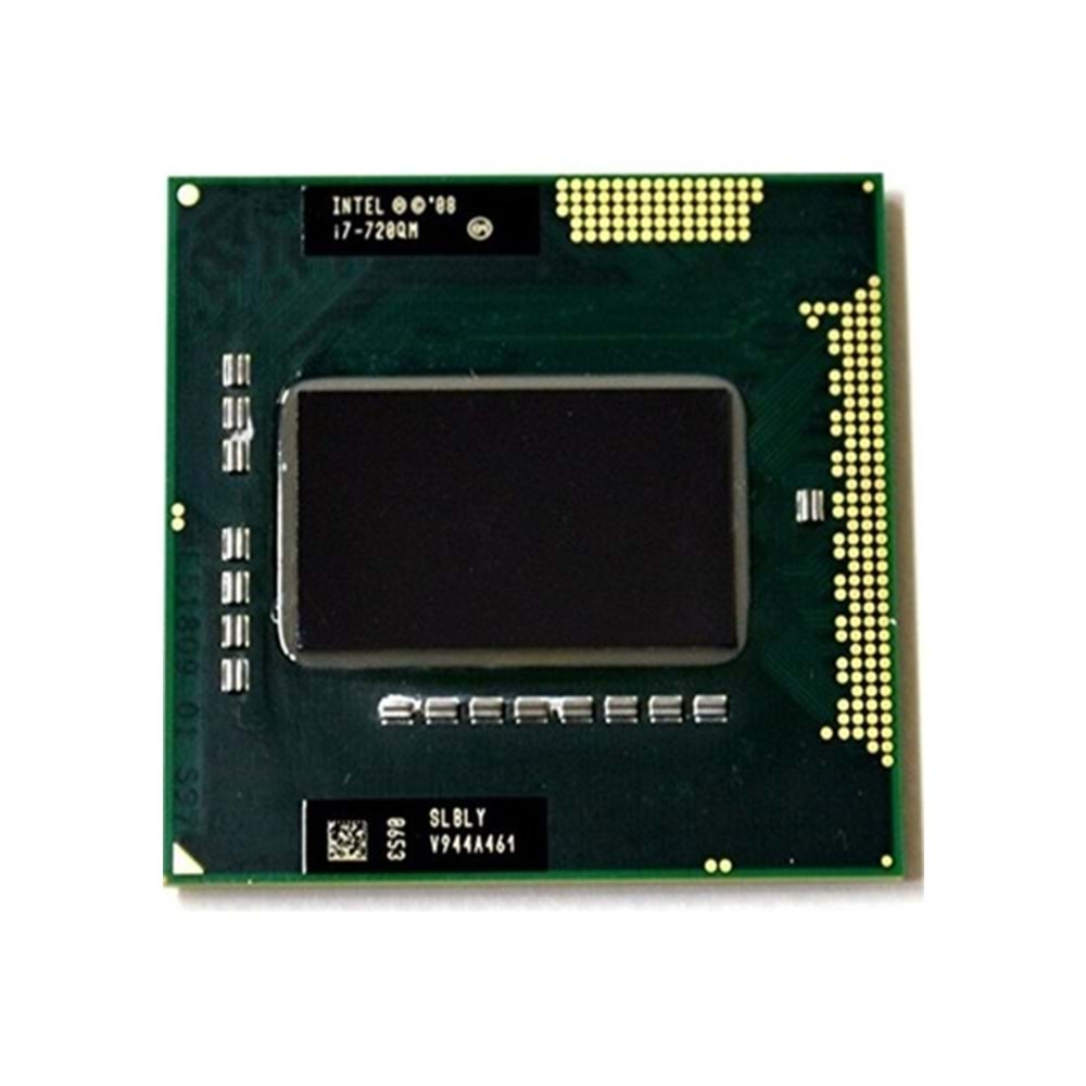Intel Core i7-720QM SLBLY 1.60GHz 4 Çekirdek Laptop İşlemci Socket G1