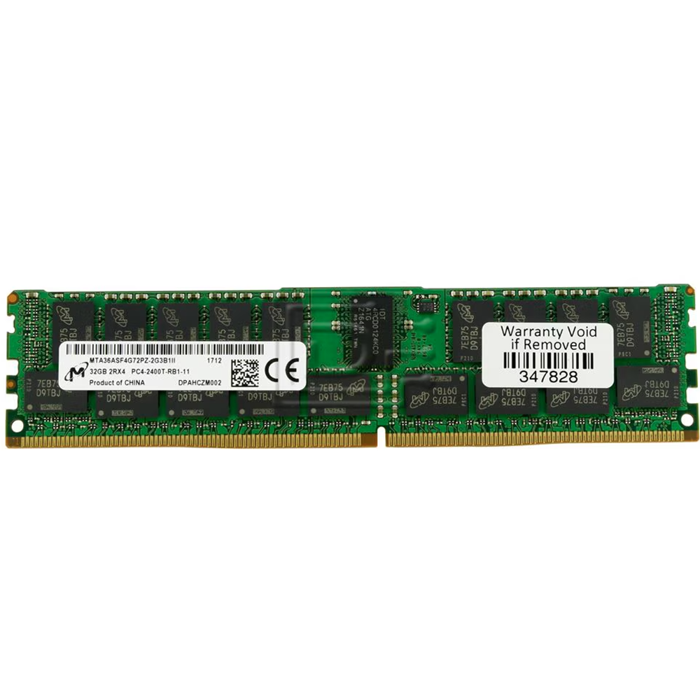 Micron 32 GB PC4-2400T-RB1-11 RDIMM Server Ram MTA36ASF4G72PZ-2G3B1IIG