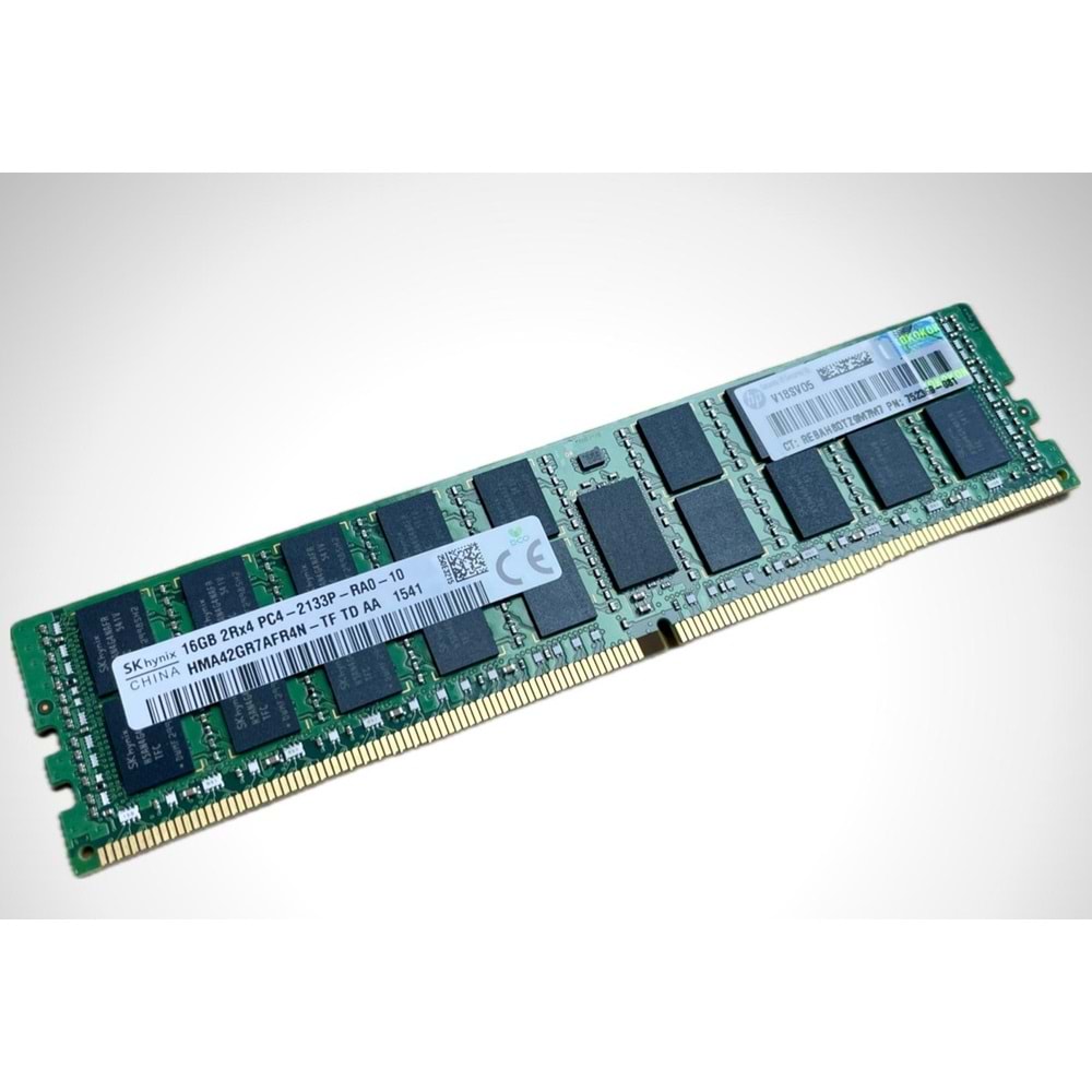 SK Hynix 16 GB PC4-2133P-RA0-10 RDIMM DDR4 Server Ram - HMA42GR7AFR4N-TF TD AA