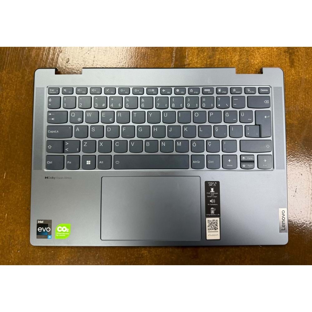 Lenovo Yoga 7 14IAL7 Klavye Kasa Komple Kasa Orjinal - Çıkma
