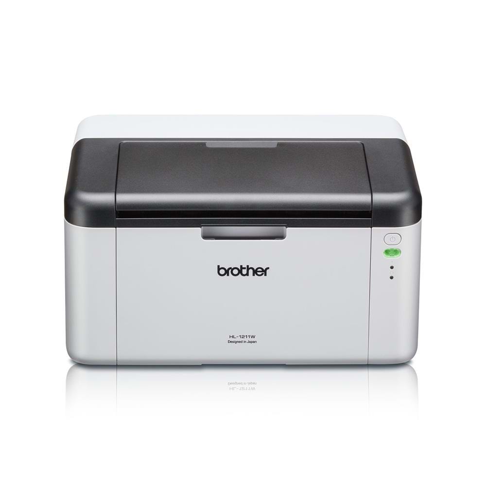 Brother HL-1211W Kablosuz Wi-Fi Siyah Beyaz Lazer 2 Toner Hediyeli YENİLENMİŞ Yazıcı