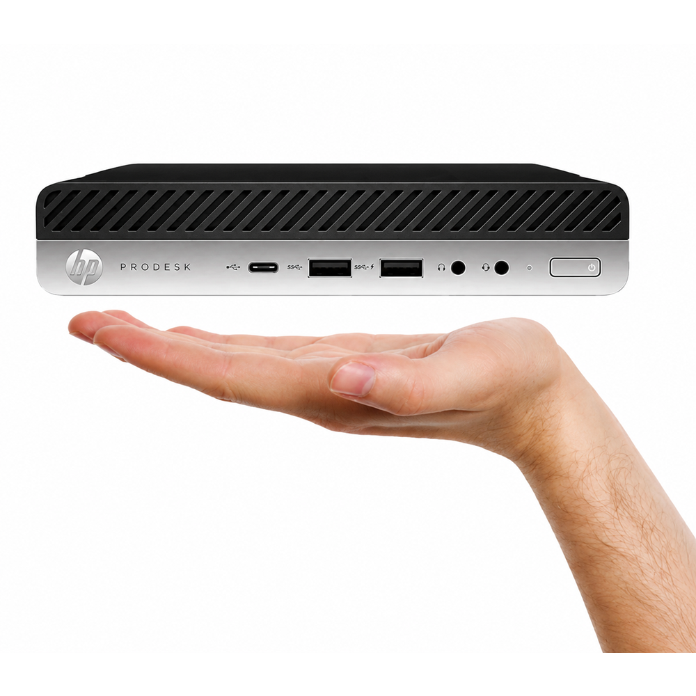 HP EliteDesk 400 G4 Intel i5-8500 8 Ram 256 SSD Mini Pc Desktop - İkinci EL