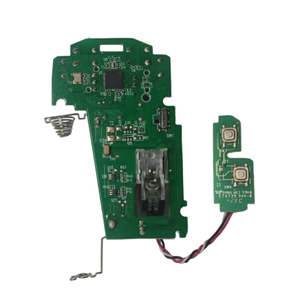 Logitech M585-M590 Uyumlu Mouse Devre Kartı ( Anakart) + Yan Buton Devre Kartı