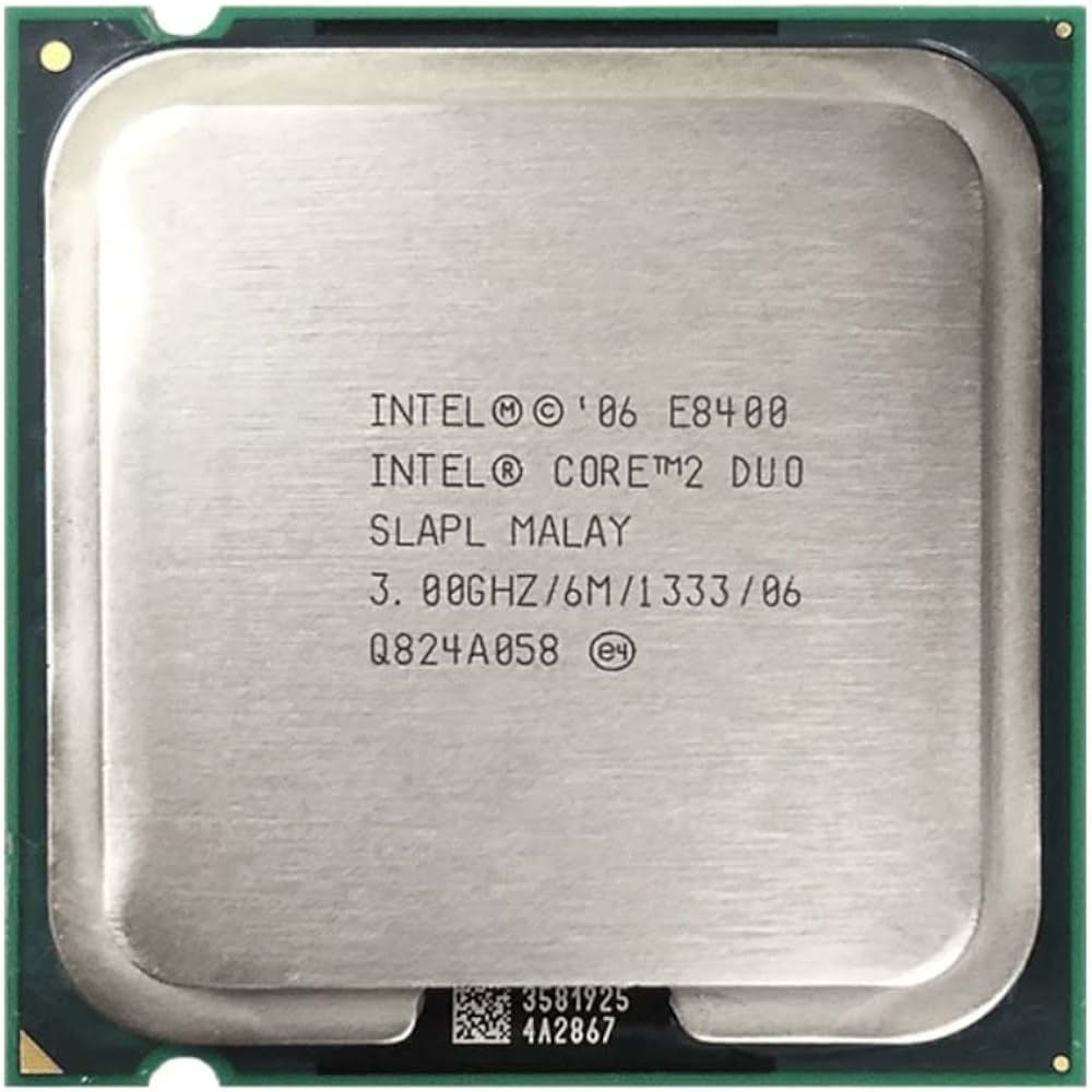 Intel Core 2 Duo E8400 3.0 GHz LGA775 6 MB Cache 65 W İşlemci Tray