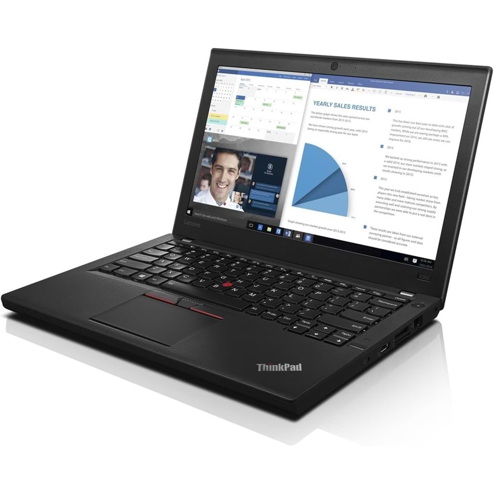 Lenovo X260 20F60041TX i5-6300U 8 GB Ram 256 GB SSD HD Graphics 12.5" Notebook