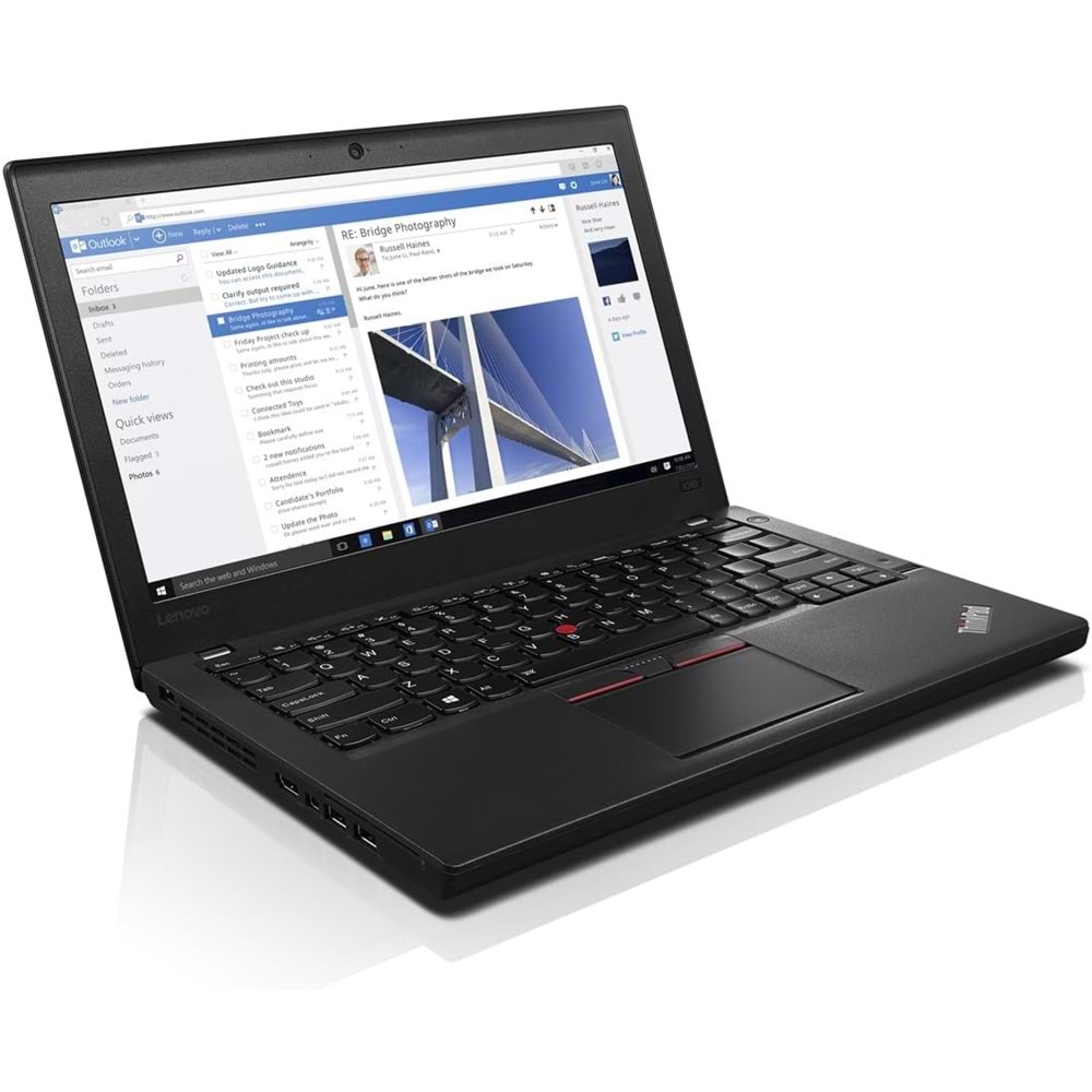 Lenovo X260 20F60041TX i5-6300U 8 GB Ram 256 GB SSD HD Graphics 12.5" Notebook