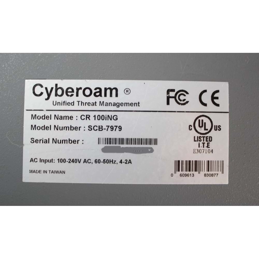 Cyberoam SCB-7979 CR 100iNG Firewall