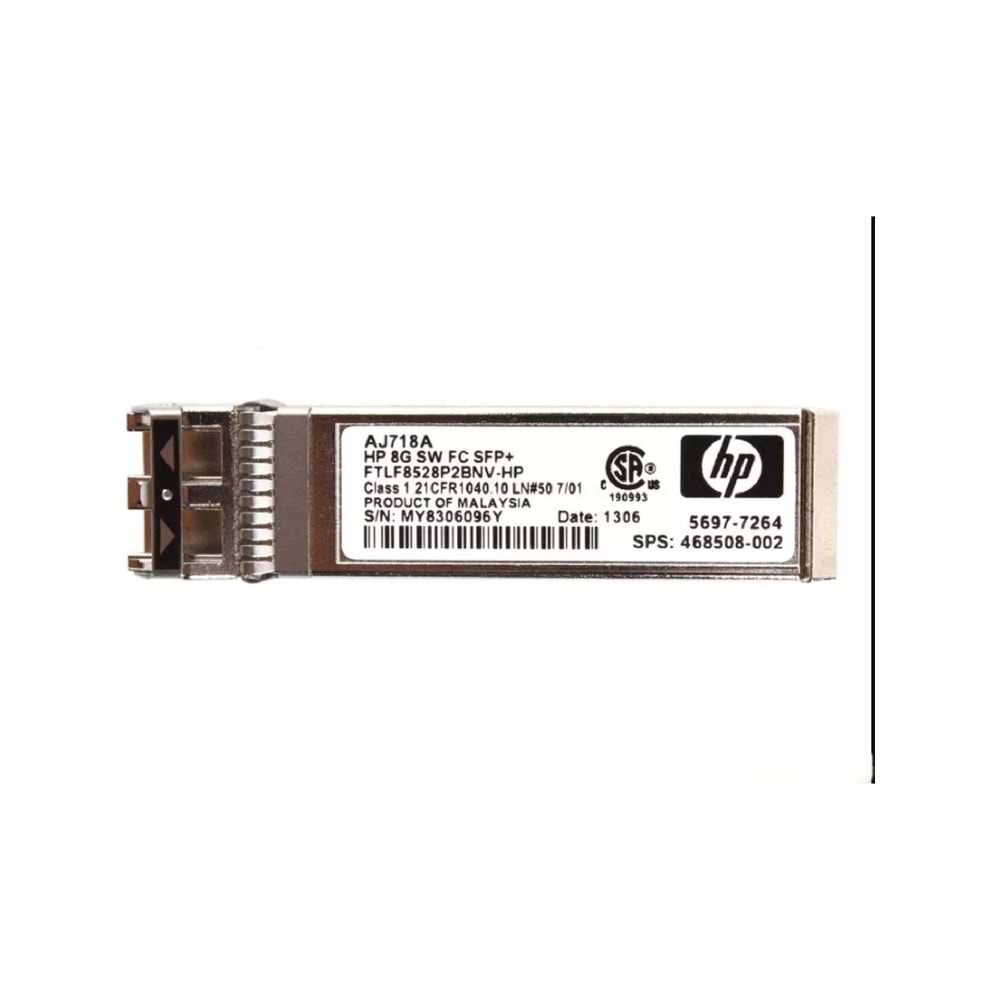 Hp 8g Sw Fc Sfp+ AJ718A Modül