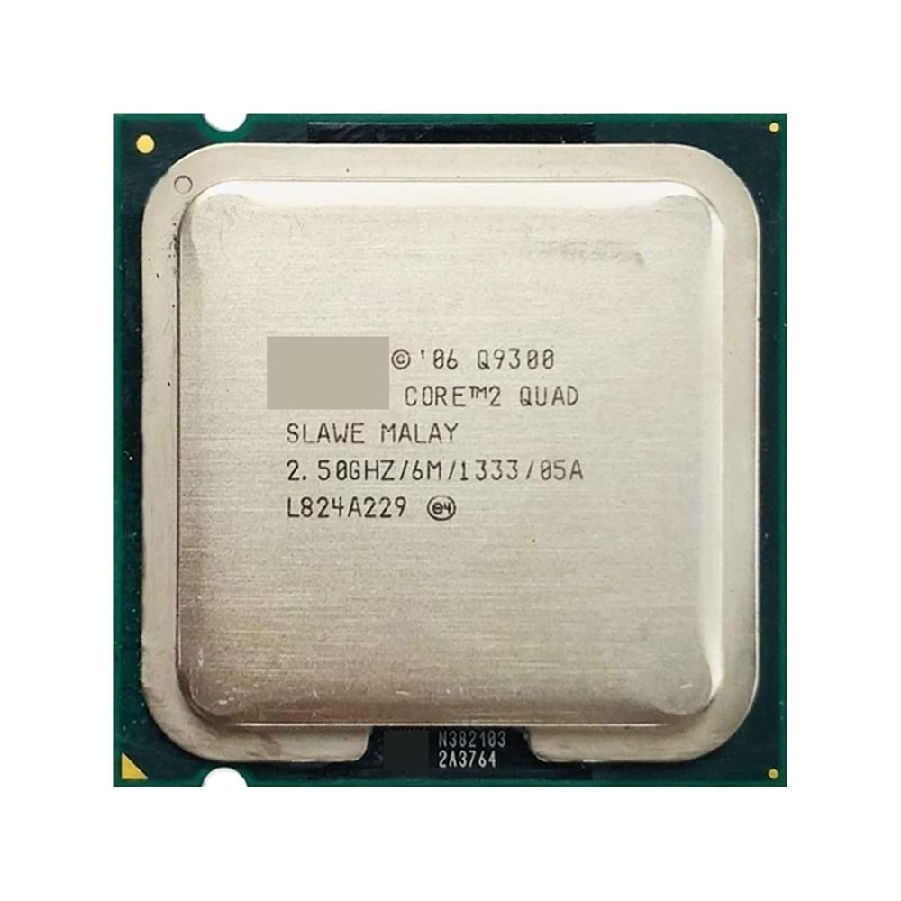 Intel Core 2 Quad Q9300 2,5 Ghz 6 MB Cache 775 Pin Tray Işlemci
