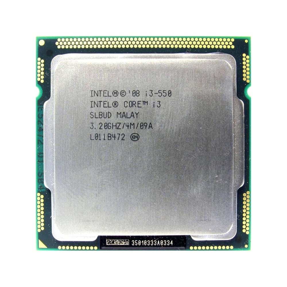 Intel Core i3 550 3,2 GHz 4 MB Cache 1156 Pin İşlemci