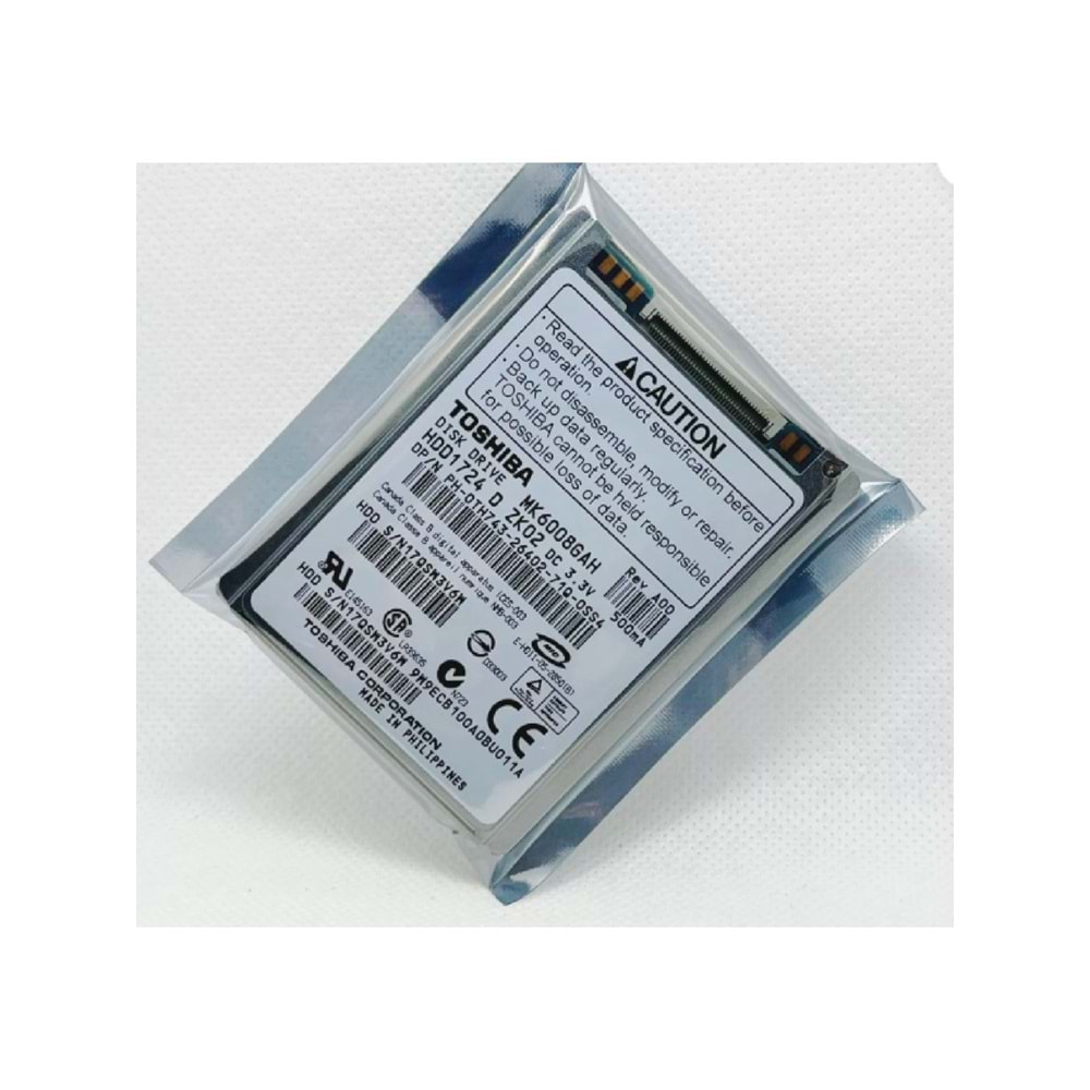Toshiba MK6008GAH 60GB 1.8" 500MA HDD1724 Disk