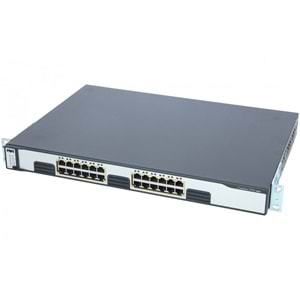 Cisco WS-C3750G-24T-S 24 Port Gigabit Yönetilebilir Switch Testleri Yapılmış 1 Yıl Garantili