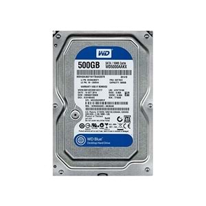 WD 500GB 7200RPM 16 Cache Pc 3.5 Sabit Disk (WD5000AAKX)