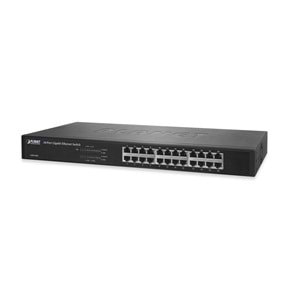 PLANET GSW-2401 24 Port Gigabit Ethernet Switch 10/100/1000 Mbps Rack Tipi - İkinci EL