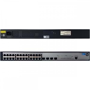 HP 1920-24G JG924A 24 Port Gigabit Yönetilebilir Switch 4 SFP - İkinci EL