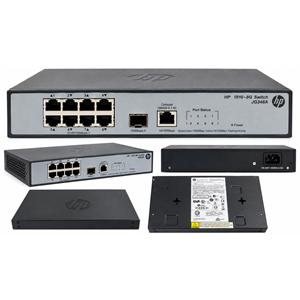 HP 1910-8G JG348A 8 Port Gigabit Yönetilebilir Managed Switch 1x SFP - İkinci EL