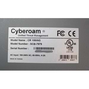 Cyberoam SCB-7979 CR 100iNG Firewall