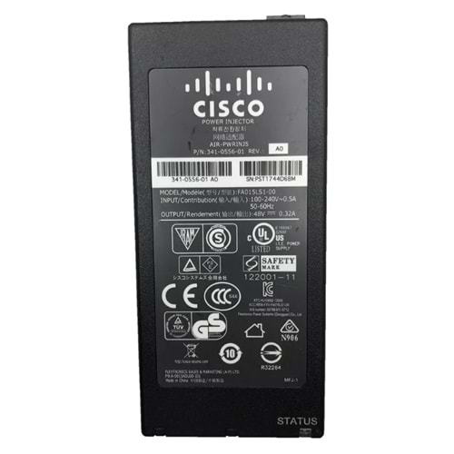 CİSCO AIR-PWRINJ5 FA015LS1-00 341-0556-01 POE POWER INJECTOR