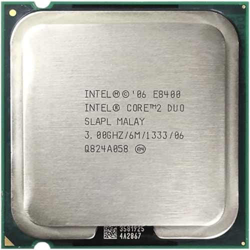 INTEL CORE 2 DUO E8400 3.0 GHZ LGA775 6 MB CACHE 65 W İŞLEMCİ TRAY