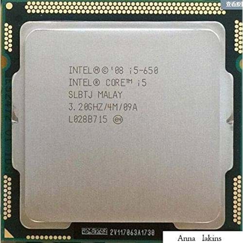 INTEL CORE İ5-650 3,2 GHZ 4 MB CACHE 1156 PİN İŞLEMCİ