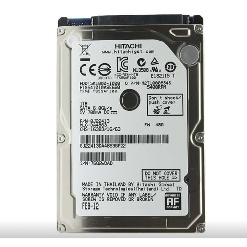 HİTACHİ 5K1000 HTS541010A9E680 1 TB 5400 RPM DİSK