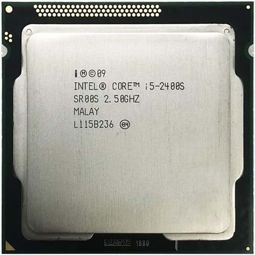 INTEL CORE I5 2400S 2,5GHZ TRAY IŞLEMCİ 6M 65W LGA 1155 PİN