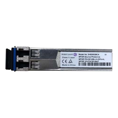 ALCATEL LUCENT 3HE00028CA SFP-GIGE-LX-LC ROHS 6/6 DDM MODÜL
