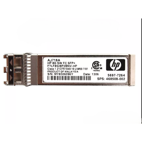 HP 8G SW FC SFP+ AJ718A Modül | 8Gb Fibre Channel Transceiver