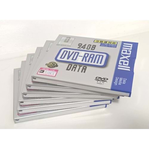 MAXELL DVD-RAM 9.4GB DATA 240MIN TİP-4 ÇİFT TARAFLI YENİDEN YAZILABİLİR