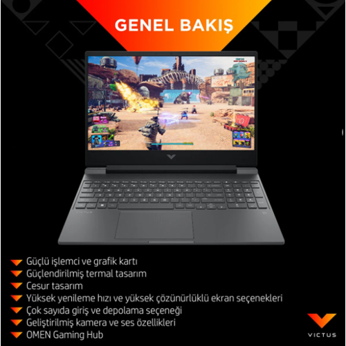 Hp Victus Amd Ryzen 7-8845Hs 16Gb 1Tb Ssd Rtx4060 8Gb 15.6