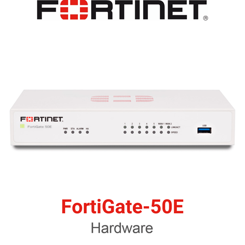 Fortinet FortiGate FG-50E Firewall – Lisanssız (Sadece Donanım)