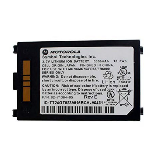 Motorola Zebra MC70/MC75 Orijinal 3600mAh 13.3Wh Batarya P/N 82-71364-05