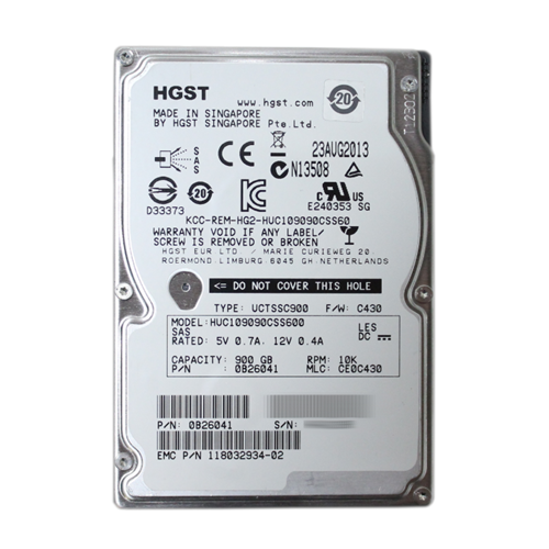 HGST HUC109090CSS600 900GB 10K RPM SAS 6Gb/s 2.5 Enterprise HDD