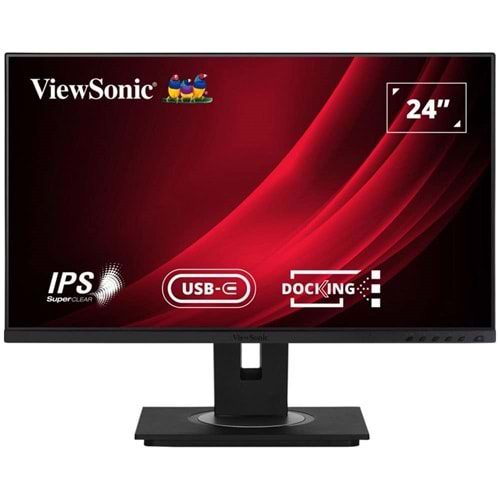 ViewSonic VG2456 24” IPS USB-C Monitör | Dock, Ethernet, USB Hub, Pivot - İkinci EL