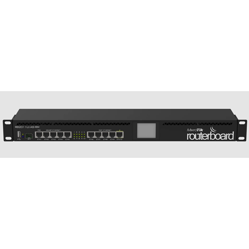 MikroTik RB2011UiAS-RM 1U Rack Router | 10 Port Gigabit + SFP + PoE Out - İkinci EL