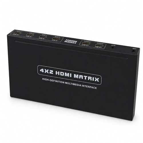 Next YE-106 4x2 HDMI Matrix Switch 4 Giriş 2 Çıkış Görüntü Dağıtıcı