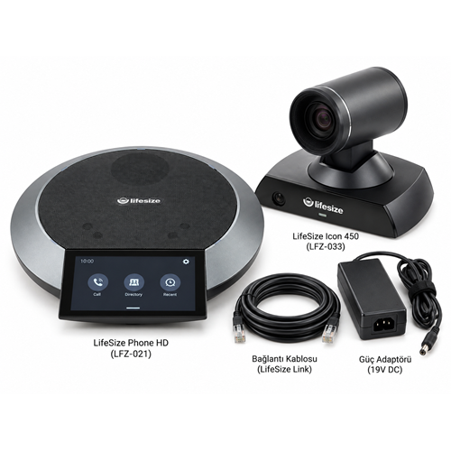 LifeSize Icon 450 LFZ-033 + LFZ-021 Phone HD Video Konferans Seti - İkinci EL