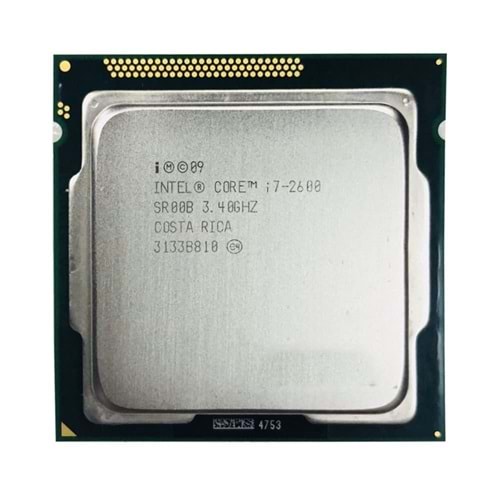 Intel Core i7 2600 3,4 GHz 8 MB Cache 1155 Pin İşlemci
